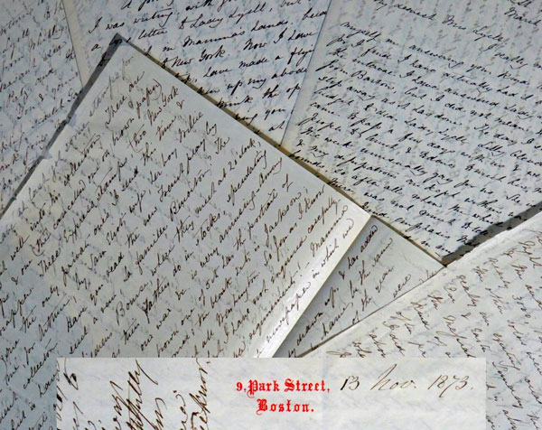 Family letters from Anna Ticknor 1873 - 1898